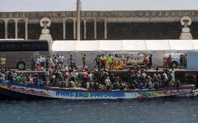 RESCATAN EN LA ISLA DEL HIERRO A 494 MIGRANTES A LA DERIVA
